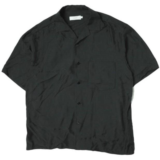 Graphpaper グラフペーパー CUPRA OPEN NECKED SHIRT キュプラ