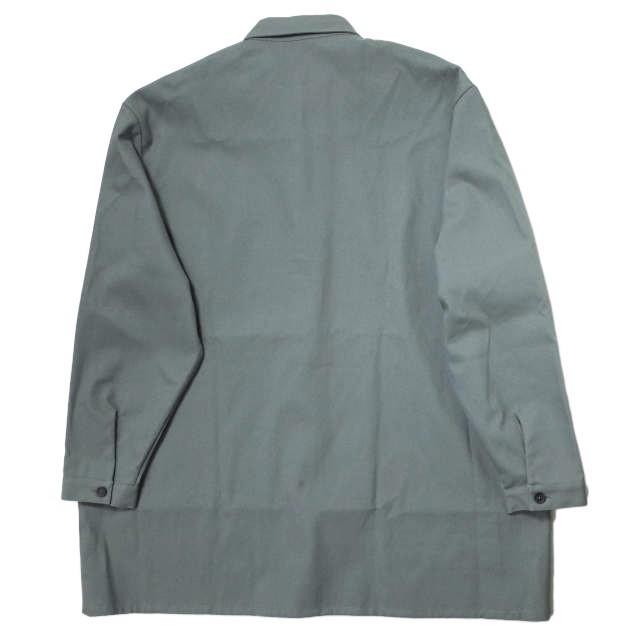 新品 QASIMI カシミ 19AW OVERSIZED SHIRTS - HEAVY TWILL ヘビーツイル オーバーサイズシャツ SH01 SABIK 48 MONUMENT(GRAY) 比翼 g8685 |  | 01