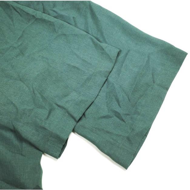 新品 m's braque エムズブラック 日本製 SOLID ALOHA SHIRT ソリッド アロハシャツ 181310 40 GREEN 半袖 開襟 オープンカラー g8706 |  | 05