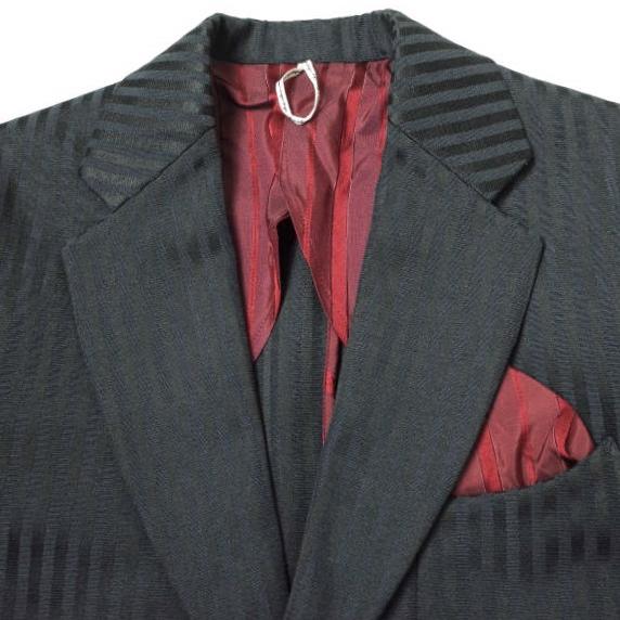 新品 m's braque エムズブラック 日本製 チョークストライプ 新品 m's braque エムズブラック 日本製 チョークストライプ