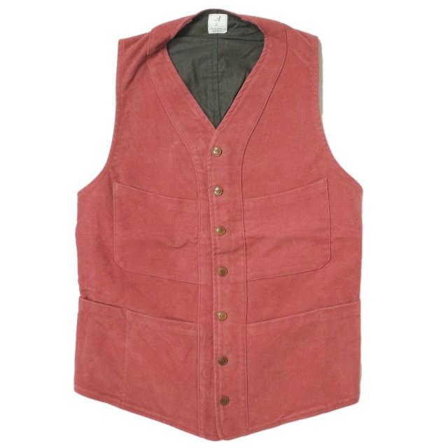 ANATOMICA アナトミカ フランス製 SAGAN VEST - ENGLISH MOLESKIN