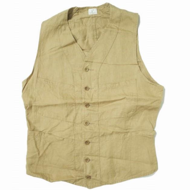 ANATOMICA アナトミカ フランス製 SAGAN VEST - IRISH LINEN リネン