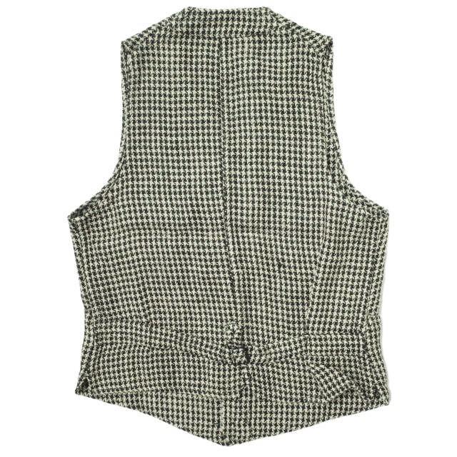 ANATOMICA アナトミカ SAGAN VEST - HOUNDSTOOTH LINEN ハウンド ANATOMICA アナトミカ SAGAN VEST - HOUNDSTOOTH LINEN ハウンド