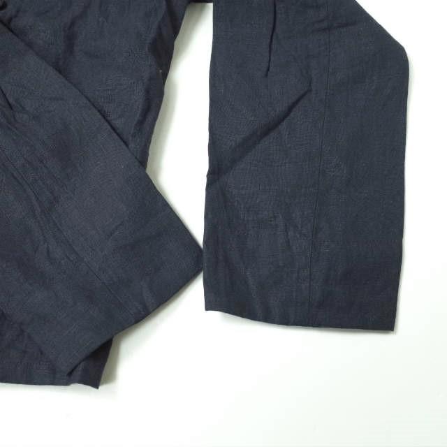 ANATOMICA ノーカラー ジャケット ダークグレー