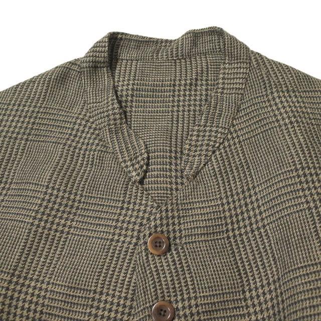 ANATOMICA アナトミカ フランス製 DOLMAN JACKET - LINEN CHECK ANATOMICA アナトミカ フランス製 DOLMAN JACKET - LINEN CHECK