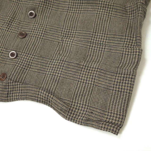 ANATOMICA アナトミカ フランス製 DOLMAN JACKET - LINEN CHECK ANATOMICA アナトミカ フランス製 DOLMAN JACKET - LINEN CHECK