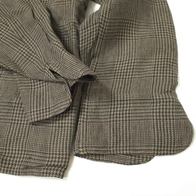ANATOMICA アナトミカ フランス製 DOLMAN JACKET - LINEN CHECK ANATOMICA アナトミカ フランス製 DOLMAN JACKET - LINEN CHECK