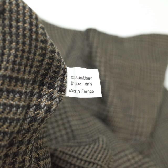 ANATOMICA アナトミカ フランス製 DOLMAN JACKET - LINEN CHECK ANATOMICA アナトミカ フランス製 DOLMAN JACKET - LINEN CHECK