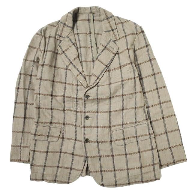 ANATOMICA アナトミカ フランス製 CAVALIER - COTTON PLAID キャバリエ コットンチェック3Bジャケット 50  BEIGE テーラード アウター g8798 :g8798:LOOPヤフーショッピング店 - 通販 - Yahoo!ショッピング