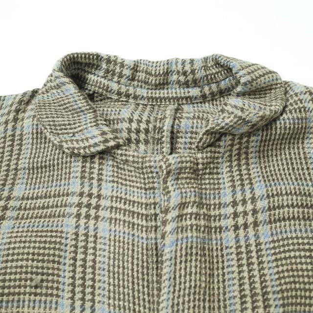 ANATOMICA アナトミカ フランス製 ARTHUR - LINEN PLAID アルチュール チェックリネンダスターコート 2 BEIGE ステンカラー アウター g8806 |  | 02