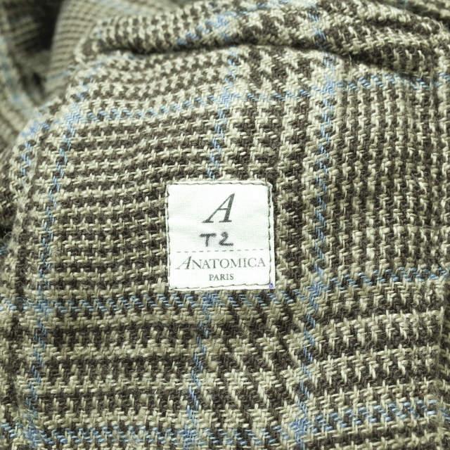 ANATOMICA アナトミカ フランス製 ARTHUR - LINEN PLAID アルチュール チェックリネンダスターコート 2 BEIGE ステンカラー アウター g8806 |  | 05