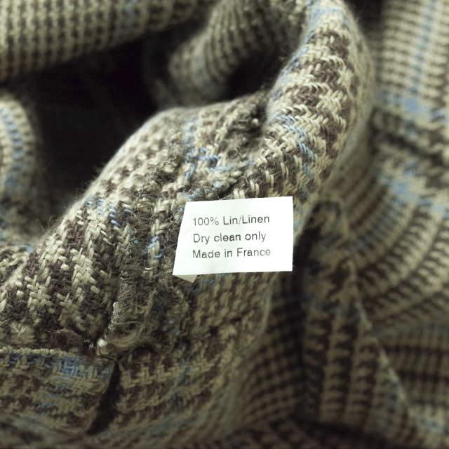 ANATOMICA アナトミカ フランス製 ARTHUR - LINEN PLAID アルチュール チェックリネンダスターコート 2 BEIGE ステンカラー アウター g8806 |  | 06