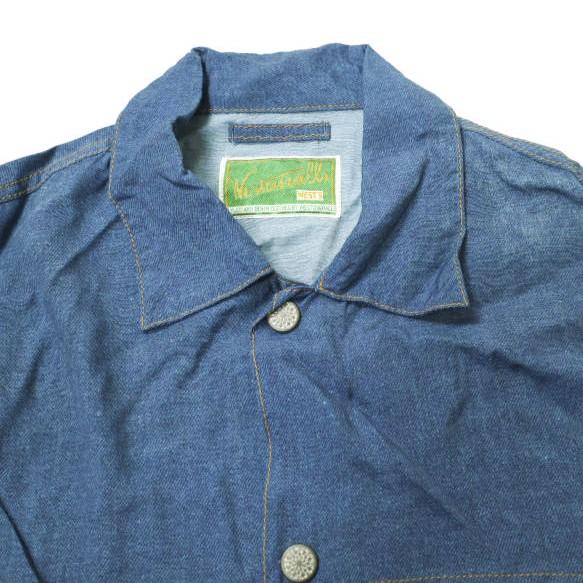 WESTOVERALLS ウエストオーバーオールズ DUMMY DENIM TRACKER JKT レーヨンデニムトラッカージャケット 18SWBZ01D Fタイプ Indigo Gジャン |  | 04