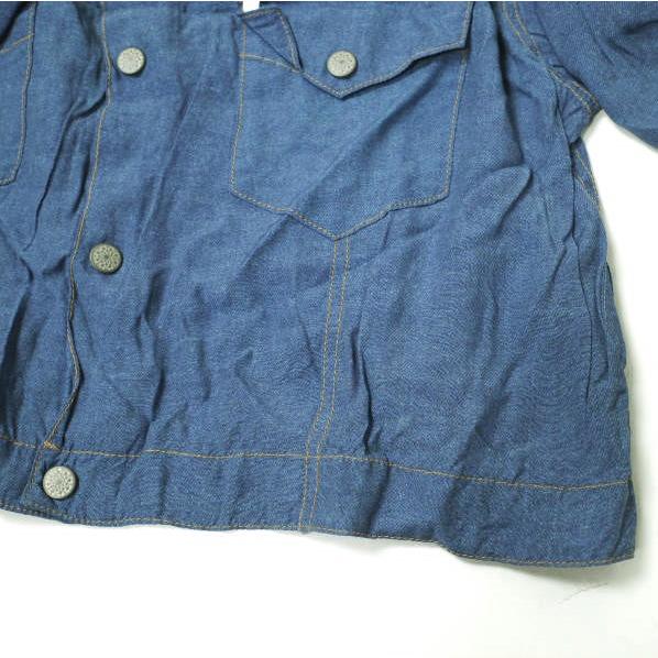 WESTOVERALLS ウエストオーバーオールズ DUMMY DENIM TRACKER JKT レーヨンデニムトラッカージャケット 18SWBZ01D Fタイプ Indigo Gジャン |  | 05