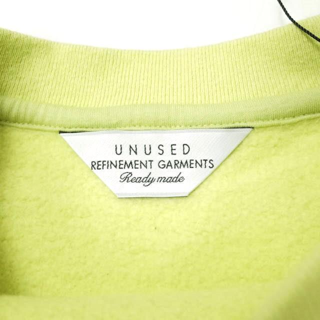 新品 UNUSED アンユーズド 日本製 CREW NECK SWEAT SHIRT オーバー 