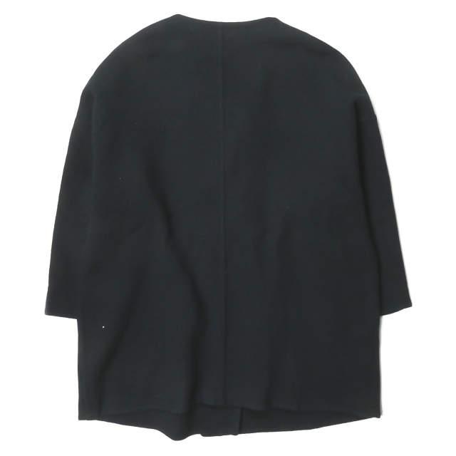 UNUSED アンユーズド 日本製 Collarless Coat BIGシルエット ウールノーカラーストラップコート US1213 3 ネイビー アウター g8879 |  | 01