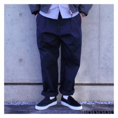 is-ness イズネス 日本製 AH EDITORIAL WIDE CHINO PANTS 長谷川 is-ness イズネス 日本製 AH EDITORIAL WIDE CHINO PANTS 長谷川