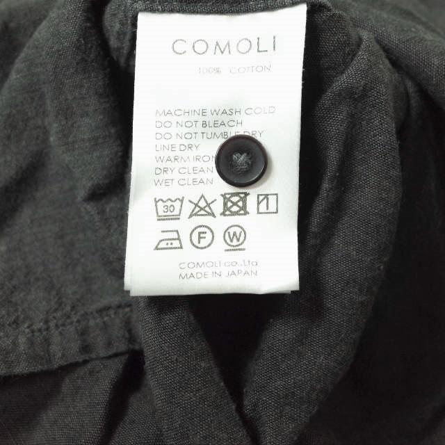 COMOLI コモリ 日本製 ベタシャンオープンカラーシャツ M01-02011 4