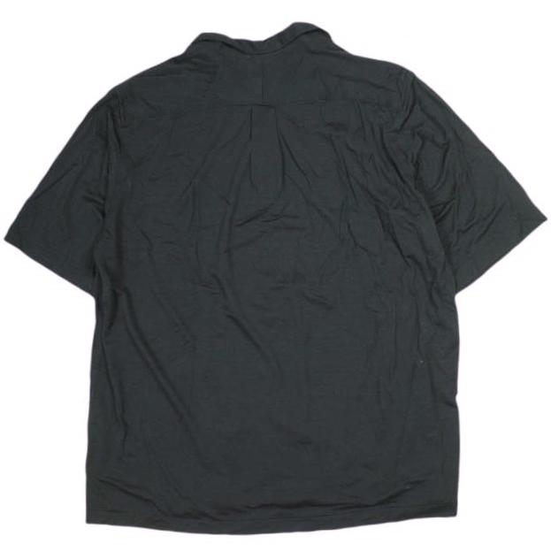 COMOLI ウール天竺 半袖 オープンカラー シャツ Charcoal COMOLI コモリ 日本製 ウール天竺 半袖シャツ M01-05010 3 NAVY 半袖