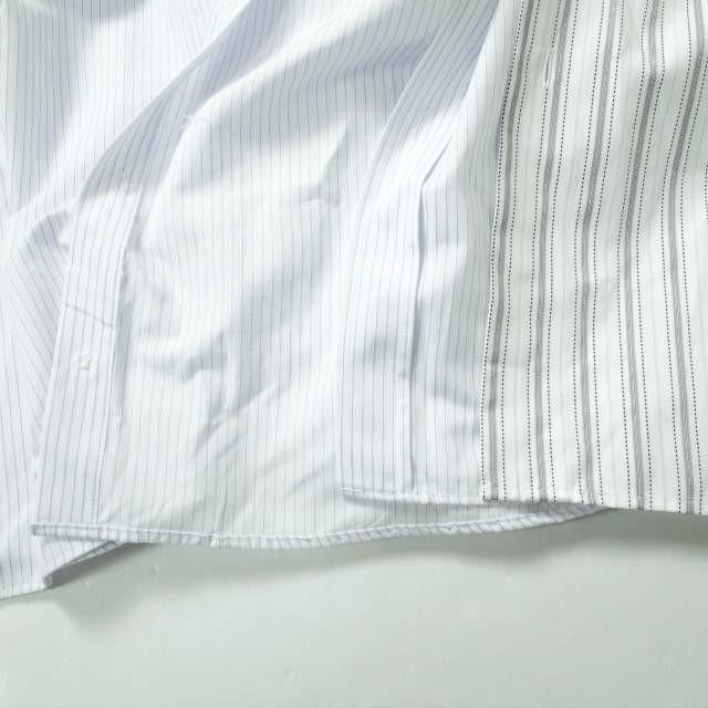 HED MAYNER ヘドメイナー LAYERED SHIRT ヴィンテージストライプ HED MAYNER ヘドメイナー LAYERED SHIRT ヴィンテージストライプ
