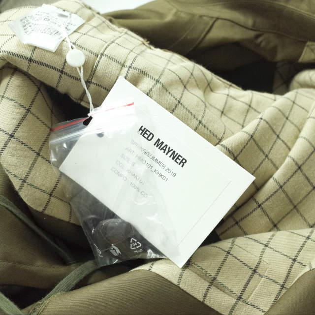 新品 HED MAYNER ヘドメイナー 19SS PEA COAT コットン 新品 HED MAYNER ヘドメイナー 19SS PEA COAT コットン