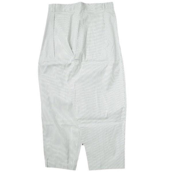 HED MAYNER ヘドメイナー 16SS 6 PLEAT STRIPE PANT 6プリーツ