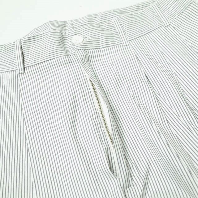 HED MAYNER ヘドメイナー 16SS 6 PLEAT STRIPE PANT 6プリーツ HED MAYNER ヘドメイナー 16SS 6 PLEAT STRIPE PANT 6プリーツ