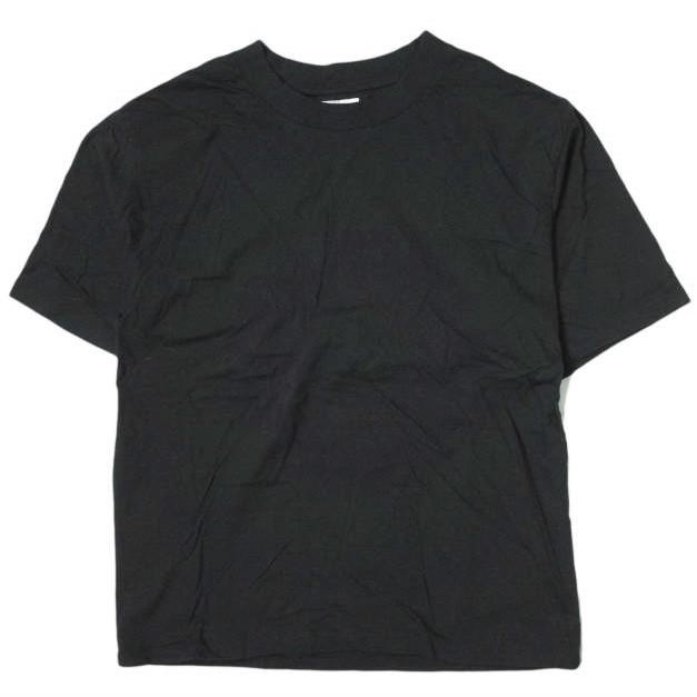 RE-PURPOSE リパーパス 日本製 SOLID CREW NECK TEE ソリッドクルーネックTシャツ L ブラック 半袖 L'ECHOPPE レショップ トップス g9048 | 