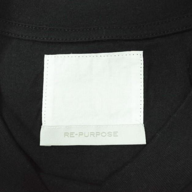 RE-PURPOSE リパーパス 日本製 SOLID L/S TEE ソリッドロングスリーブTシャツ L ブラック 長袖 L'ECHOPPE レショップ トップス g9049 |  | 02