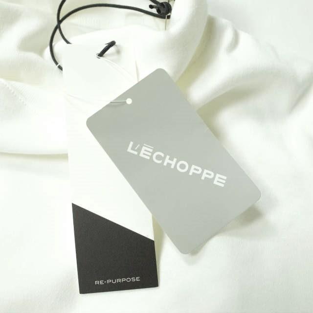 新品 RE-PURPOSE リパーパス HIGH NECK SOLID L/S TEE ハイネックロングスリーブTシャツ L ホワイト 長袖 タートルネック L'ECHOPPE g9051 |  | 02