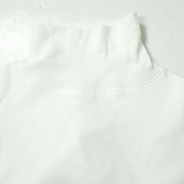 新品 RE-PURPOSE リパーパス HIGH NECK SOLID L/S TEE ハイネックロングスリーブTシャツ L ホワイト 長袖 タートルネック L'ECHOPPE g9051 |  | 03