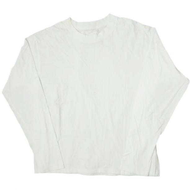 RE-PURPOSE リパーパス 日本製 SOLID L/S TEE ソリッドロングスリーブTシャツ L ホワイト 長袖 L'ECHOPPE レショップ トップス g9053 | 