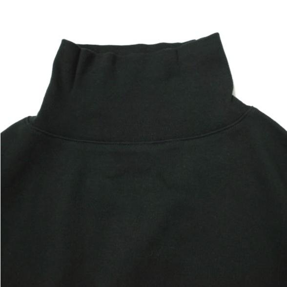 RE-PURPOSE リパーパス 日本製 HIGH NECK SOLID L/S TEE ハイネックロングスリーブTシャツ L ブラック 長袖 モックネック L'ECHOPPE g9057 |  | 02