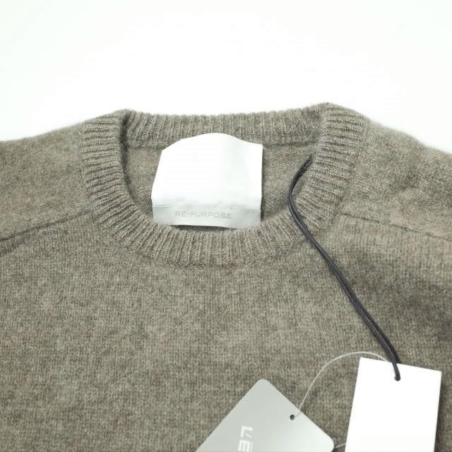 新品 RE-PURPOSE リパーパス YAK CREW NECK KNIT ヤククルーネックニット Free ライトブラウン セーター L'ECHOPPE レショップ g9063 |  | 03