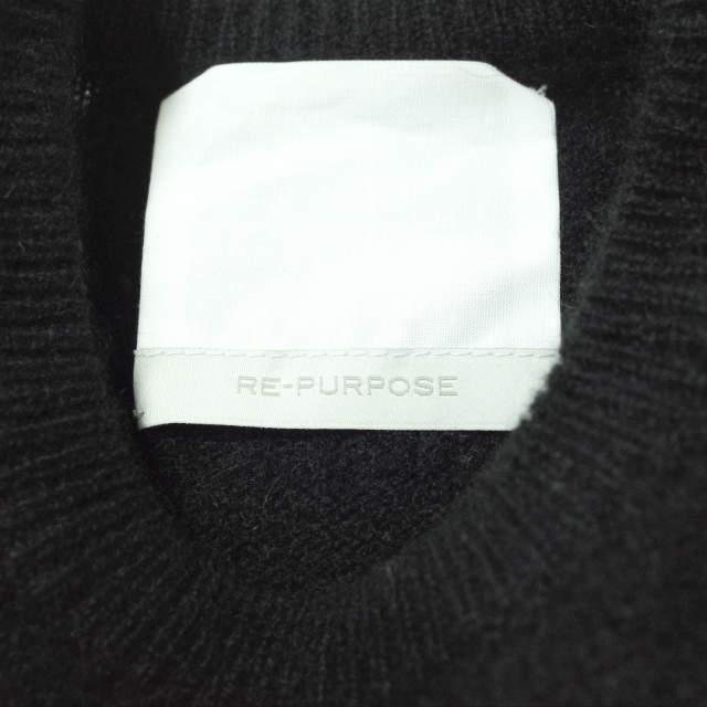 RE-PURPOSE リパーパス YAK CREW NECK KNIT ヤククルーネックニット 15080050002130 Free ブラック セーター L'ECHOPPE レショップ g9064 |  | 02
