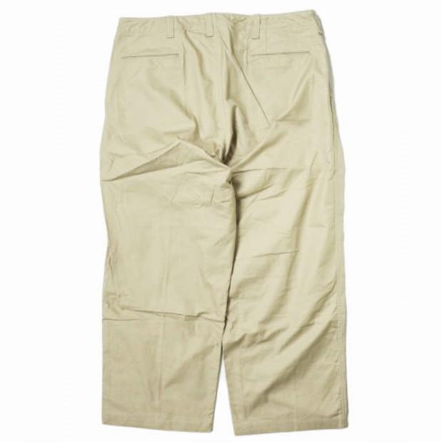 RE-PURPOSE リパーパス 日本製 US ARMY ビッグチノパンツ REPU16SS09A ONE SIZE ベージュ L'ECHOPPE レショップ ワイド ボトムス g9067 |  | 01