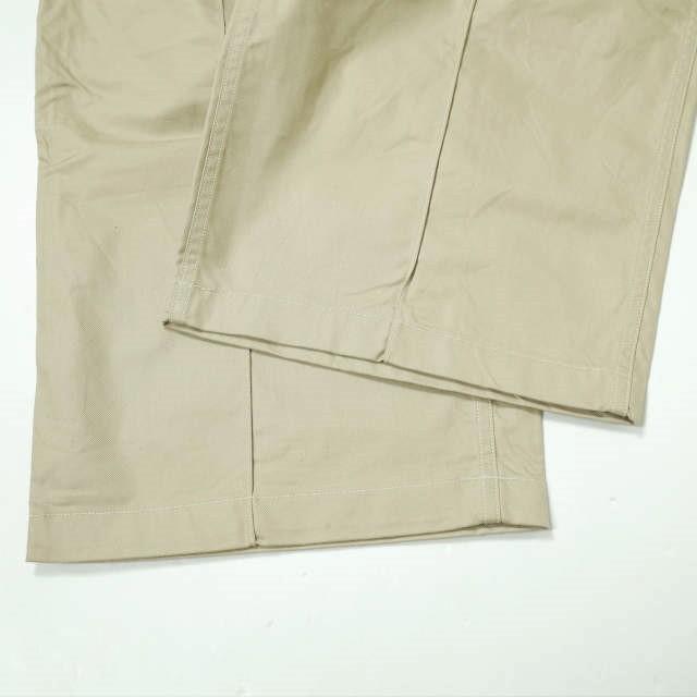 RE-PURPOSE リパーパス 日本製 US ARMY ビッグチノパンツ REPU16SS09A ONE SIZE ベージュ L'ECHOPPE レショップ ワイド ボトムス g9067 |  | 05