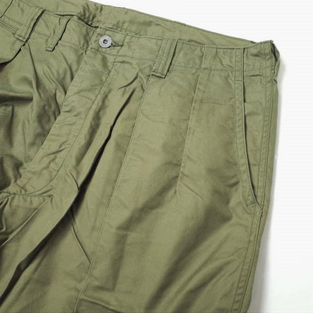RE-PURPOSE リパーパス 日本製 US ARMY ビッグチノパンツ REPU16SS09A ONE SIZE OLIVE L'ECHOPPE レショップ ワイド ボトムス g9068 |  | 03