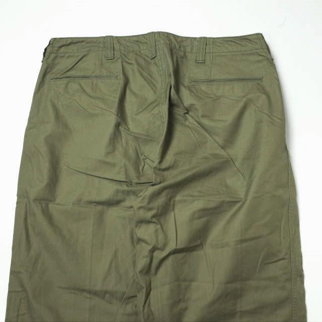 RE-PURPOSE リパーパス 日本製 US ARMY ビッグチノパンツ REPU16SS09A ONE SIZE OLIVE L'ECHOPPE レショップ ワイド ボトムス g9068 |  | 04