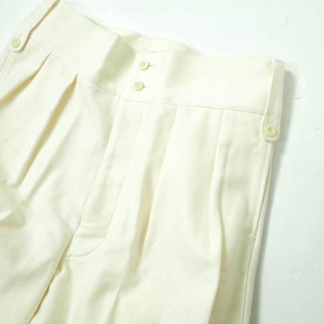 RE-PURPOSE リパーパス 日本製 2タックウールバギーパンツ REPU15AW09 M ナチュラル L'ECHOPPE レショップ ハイウエスト ワイド g9069 |  | 04