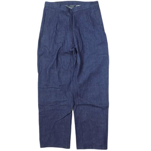RE-PURPOSE リパーパス 日本製 VELCRO AJUST DENIMPANTS ベルクロアジャストデニムパンツ REPU17SS03A M インディゴ ワイド ジーンズ g9070 | 