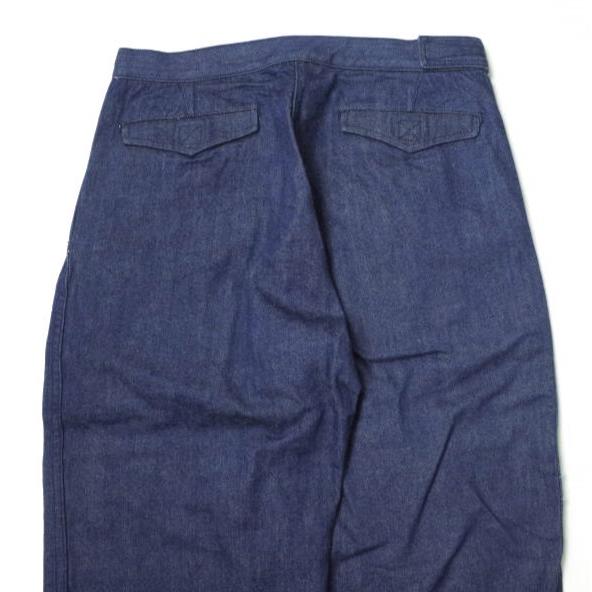 RE-PURPOSE リパーパス 日本製 VELCRO AJUST DENIMPANTS ベルクロアジャストデニムパンツ REPU17SS03A M インディゴ ワイド ジーンズ g9070 |  | 03