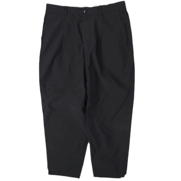 Steven Alan スティーブンアラン NYLN T/WTR SUPERBAGGY ANK コットンナイロンスーパーバギーアンクルパンツ 8114-217-0260 L BLACK | 