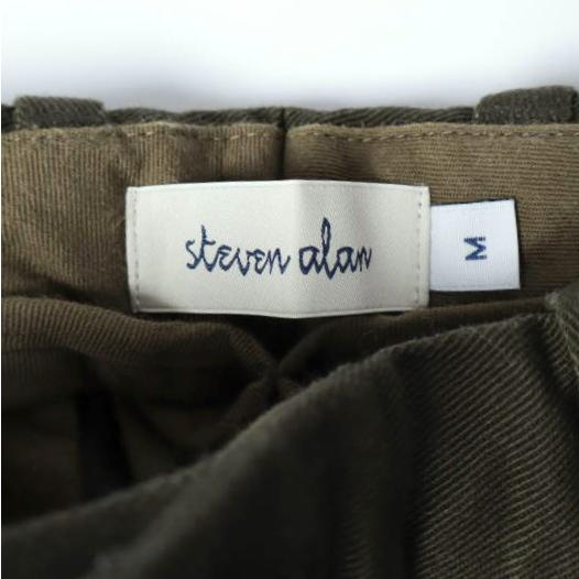 Steven Alan スティーブンアラン ST/DRL SUPER BAGGY TAPARED ANKLE スーパーバギーテーパードアンクルパンツ 8114-299-0177 M OLIVE |  | 03