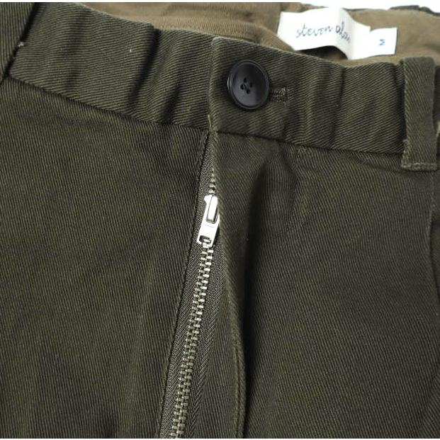 Steven Alan スティーブンアラン ST/DRL SUPER BAGGY TAPARED ANKLE スーパーバギーテーパードアンクルパンツ 8114-299-0177 M OLIVE |  | 05