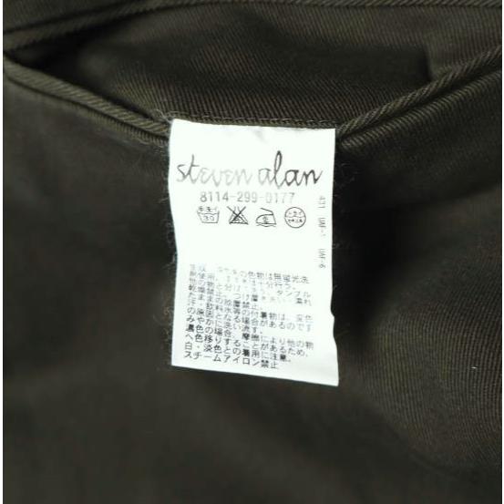 Steven Alan スティーブンアラン ST/DRL SUPER BAGGY TAPARED ANKLE スーパーバギーテーパードアンクルパンツ 8114-299-0177 M OLIVE |  | 08