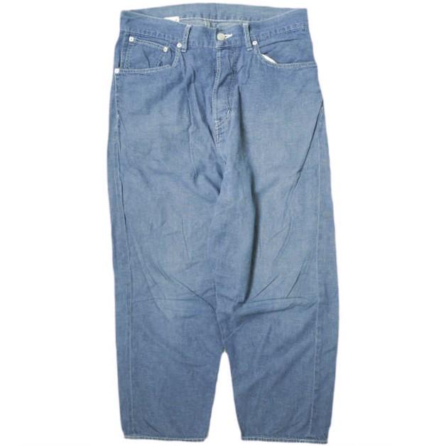 rdv o globe ランデヴーオーグローブ FABIO PA ライトオンスデニム サルエルパンツ 3 Indigo ボタンフライ ボトムス g9204 | 
