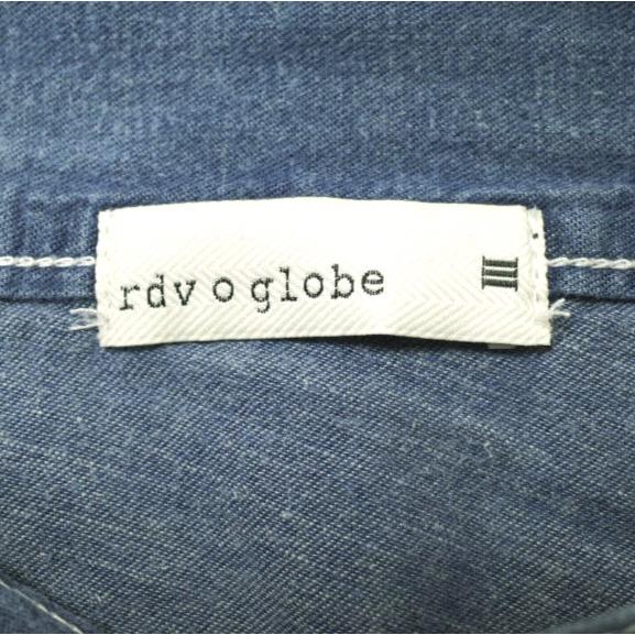 rdv o globe ランデヴーオーグローブ FABIO PA ライトオンスデニム サルエルパンツ 3 Indigo ボタンフライ ボトムス g9204 |  | 02