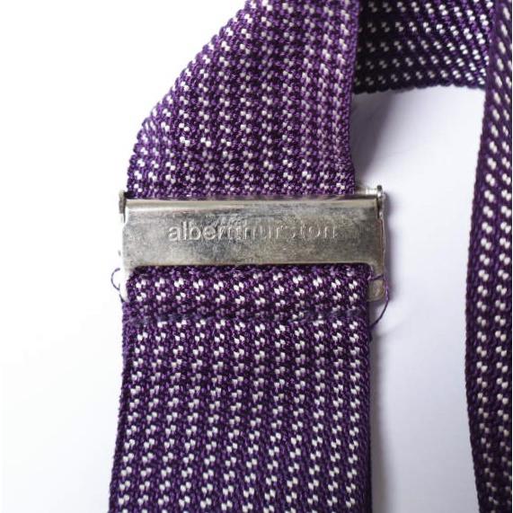 【美品】 THURSTON 英国製 40mm サスペンダー 箱付 ALBERT THURSTON アルバートサーストン イギリス製 コンビネーション