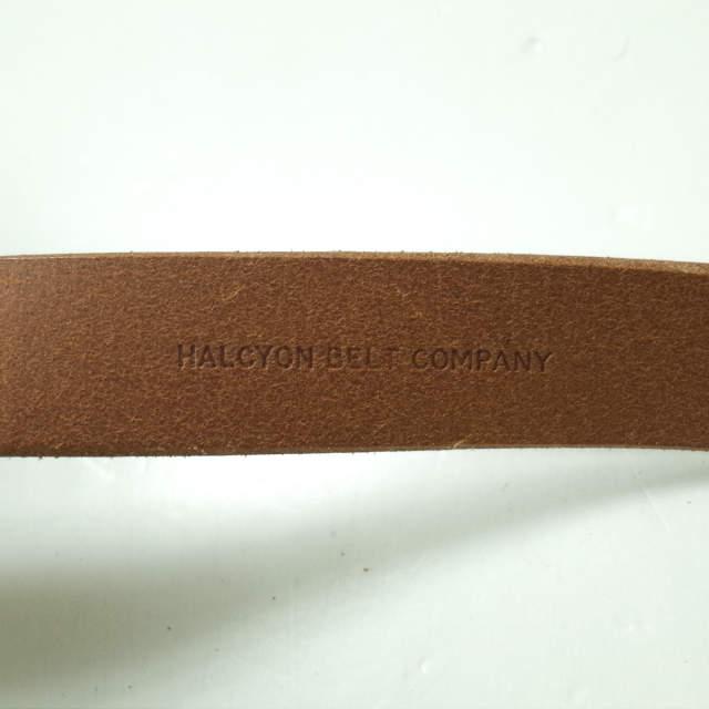 HALCYON BELT COMPANY ハルシオンベルトカンパニー イギリス製 SADDLE LEATHER BELT サドルレザーベルト 32 ブラウン g9331 |  | 05